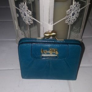 Coach leather wallet